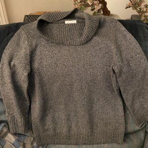 Charter Club gray sparkle sweater